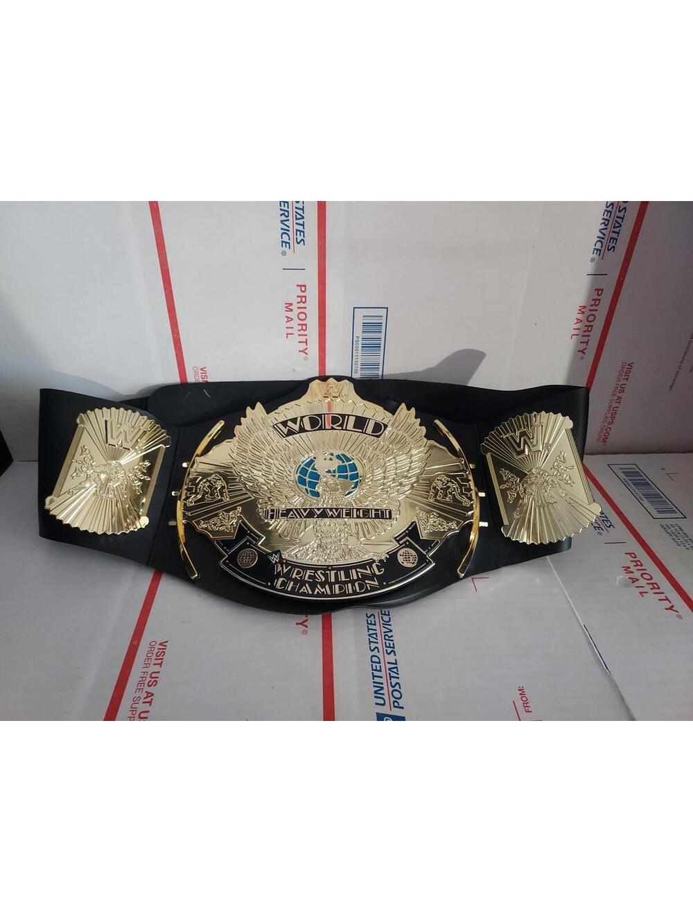 WWE World Heavyweight Championship Belt By Mattel 2016 Plastic - T6#24